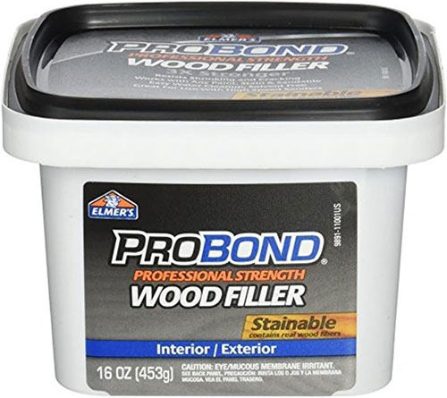 Elmers Stainable Wood Filler, 16 oz, Brown